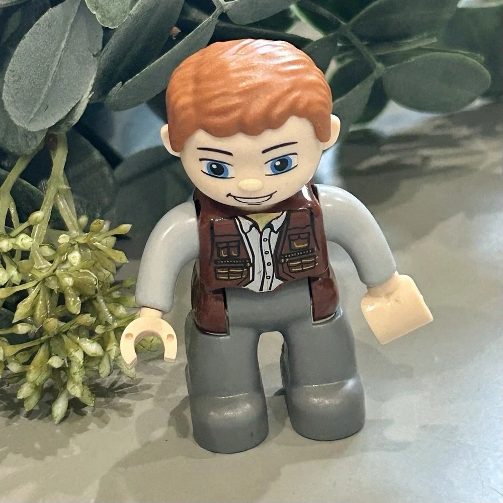 Lego Duplo JURASSIC WORLD Park OWEN GRADY Minifigure Figure